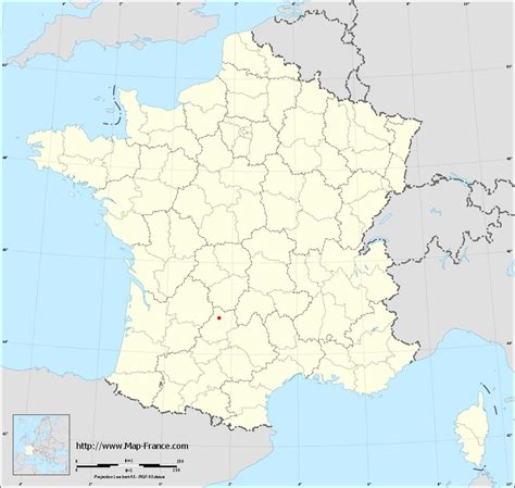 Road Map Rocamadour Maps Of Rocamadour 46500