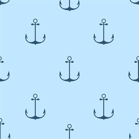 Premium Vector Vector Seamless Pattern Of Anchors Nautical Background