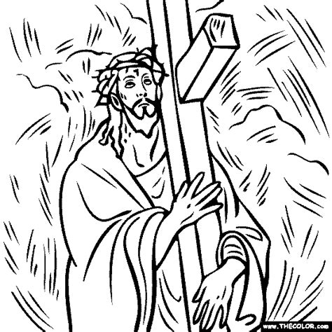 El Greco - The Passion of Christ Online Coloring Pages, Free Coloring