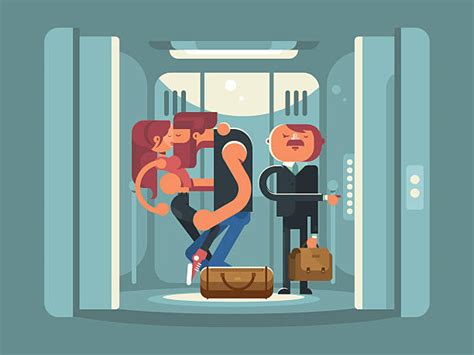 Elevator Kiss Illustrations Royalty Free Vector Graphics And Clip Art