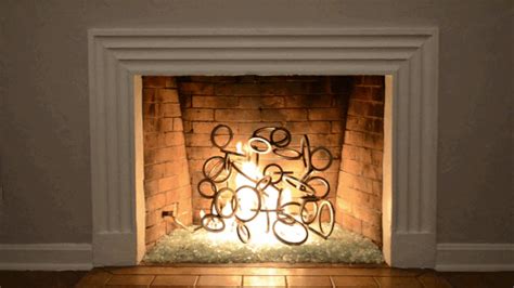 Replace Your Gas Fireplaces Fake Logs With Fireplace Art Fireplace Art Gas Fireplace Logs