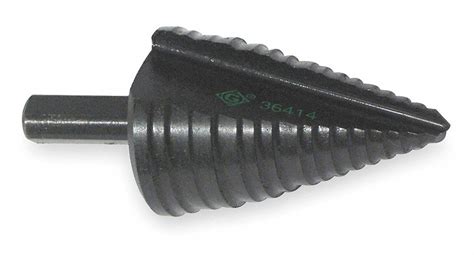 Greenlee Step Drill Bit 78 In To 1 38 In Size Range 1fah136414