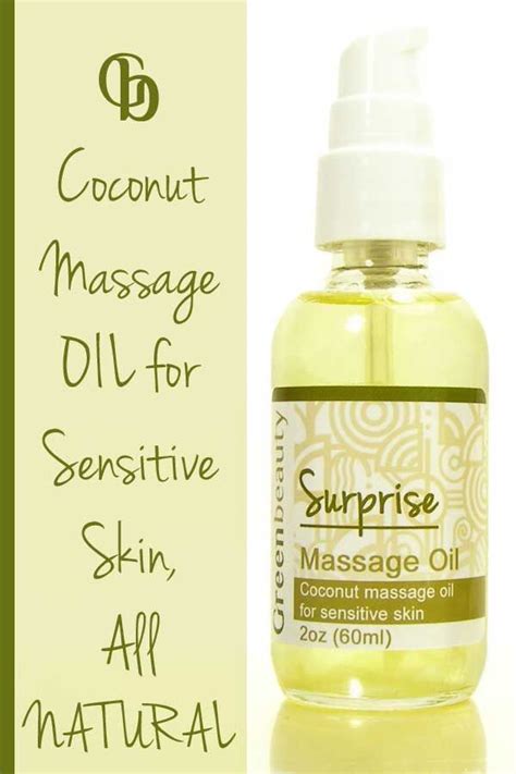 Coconut Massage Oil 2oz Body Massage Oil Body Oil Organic Etsy