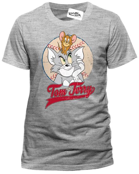 T Shirts Tom And Jerry Logo Official Hanna Barbera Cartoon Network