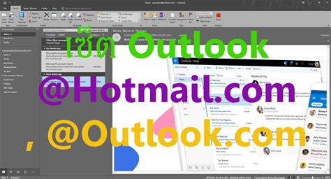 เซ็ตตั้งค่าดึงอีเมล์ @hotmail @Outlook ลงใน Microsoft Outlook 2016 ...