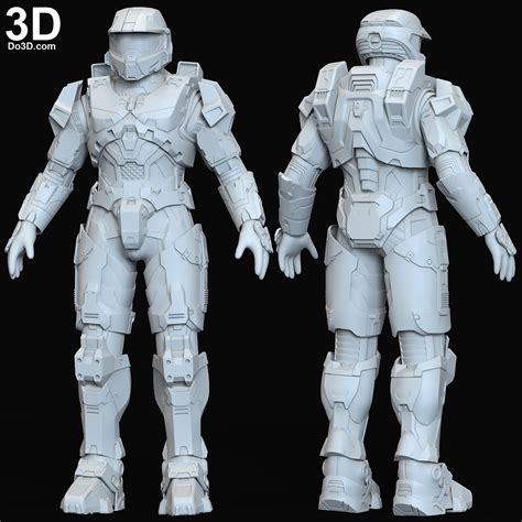 Halo Infinite Master Chief Full Body Armor Helmet 3d Model Project