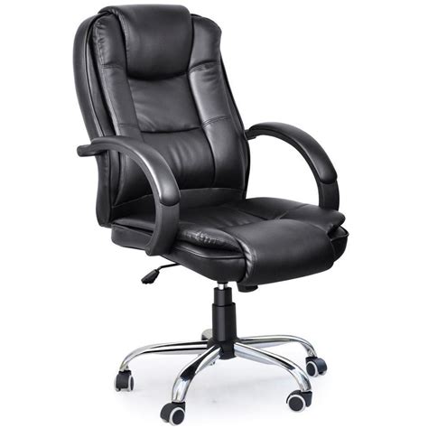 Yaheetech Adjustable High Back Pu Leather Office Executive Chair