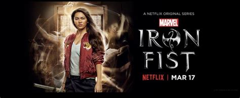 new banner poster from the upcoming netflix series marvel s iron fist featuring colleen wing