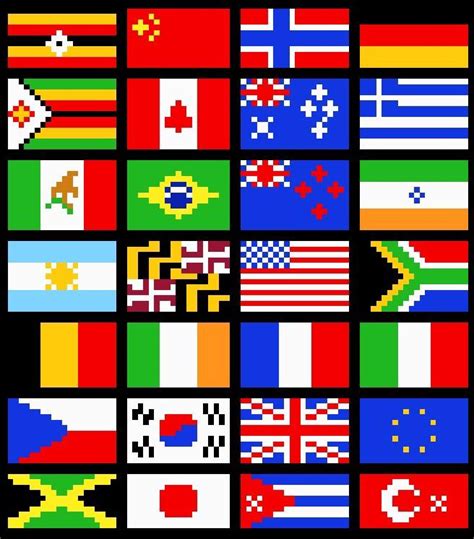 I Made Some Flag Pixel Art Vexillology