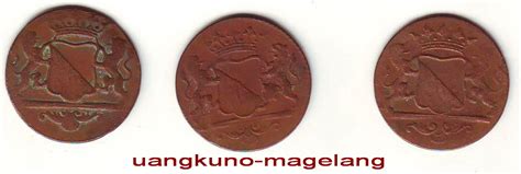 Koin ini berbahan dasar emas. uangkuno-magelang: 9. Uang logam VOC