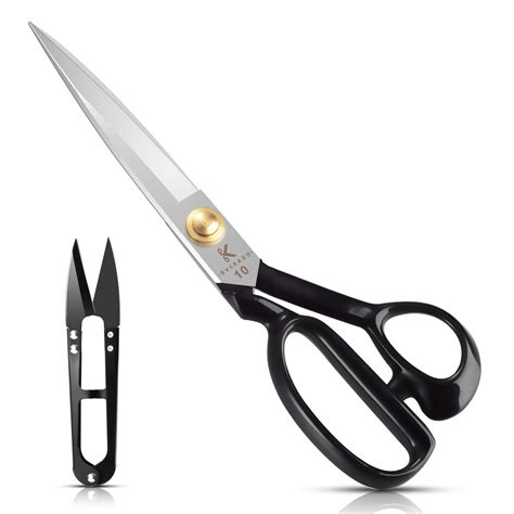 Fabric Scissors 10 Inch Heavy Duty Scissors For Leather Sewing Shears