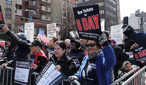 Protests Across U S Save Six Day Mail Service Workers World