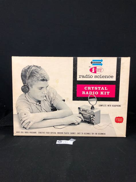 Vintage Remco Crystal Radio Kit In Original Box