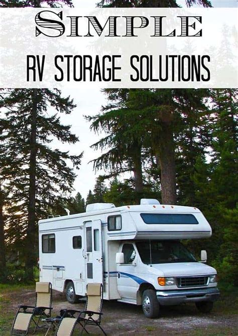 Simple Rv Storage Solutions