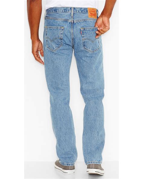 Levis Mens 501 Original Fit Stonewashed Jeans Boot Barn