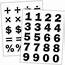 Black Numbers Stickers  TCR3558 Teacher Created Resources