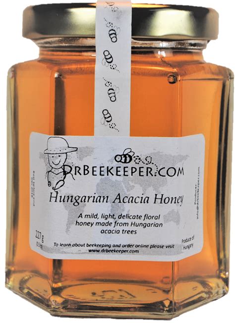 drbeekeeper hungarian acacia honey 0 5 lb drbeekeeper