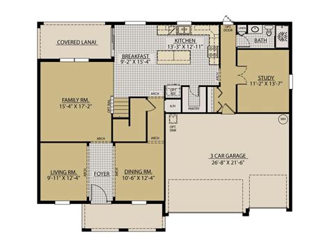 Jeppeson New Home Floor Plan William Ryan Homes