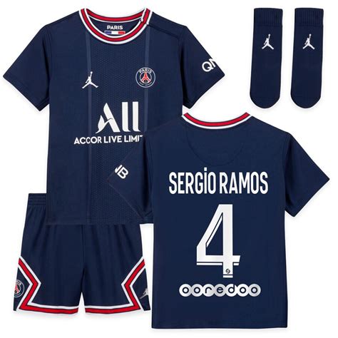 Paris Saint Germain X Jordan Home Stadium Kit 2021 22 Infants With