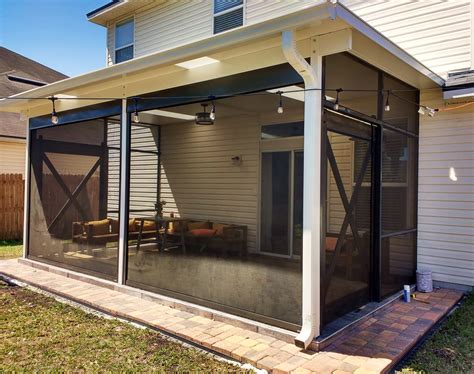 Never2beezy Our Dream Patio With Retractable Screen And Sliding Barn