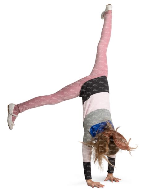 Little Girl Doing A Cartwheel Vishopper