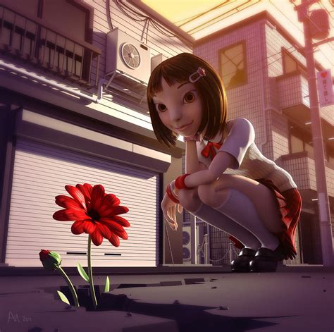 Rebuild Japan D Anime Illustrationscoolvibe Digital Art