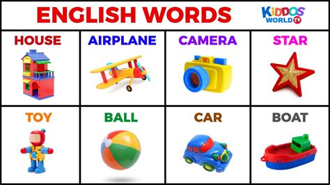 My First Words Learn Basic English Vocabulary Picture Words Youtube
