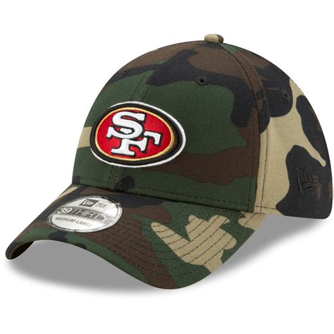 Browse 49ers shop for the latest 49ers snapbacks, beanies, visors and more for men, women, and kids. New Era 39Thirty Cap - San Francisco 49ers wood camo ...