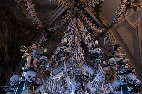 Skeletons In The Basement At Sedlec Ossuary Pragues Famous Bone