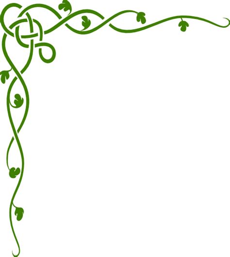 Green Celtic Vine Clip Art At Vector Clip Art Online