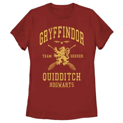 Harry Potter Womens Harry Potter Gryffindor Quidditch Gold Team