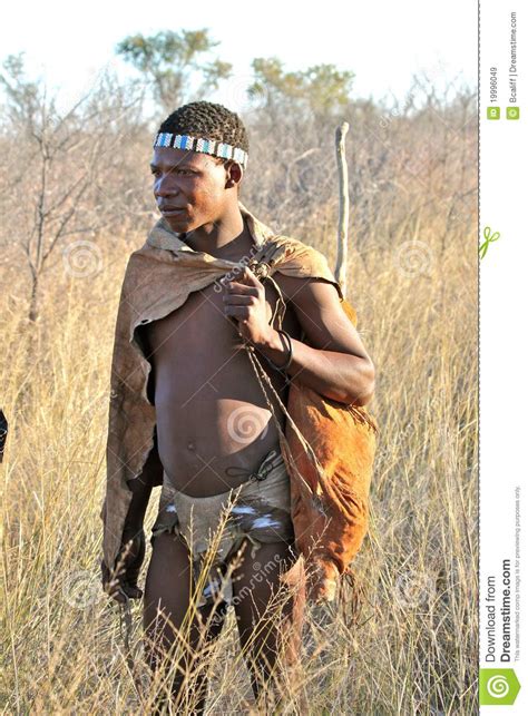 The bushmen are the indigenous peoples of southern africa. Bushman of Botswana editorial stock image. Image of ...