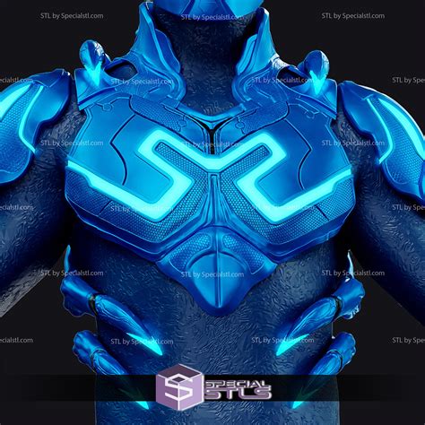 Cosplay STL Files Blue Beetle Suit Wearable 3D Print | SpecialSTL