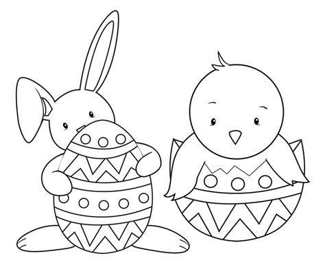 Coloring Pages Easter Coloring Pages For Kids