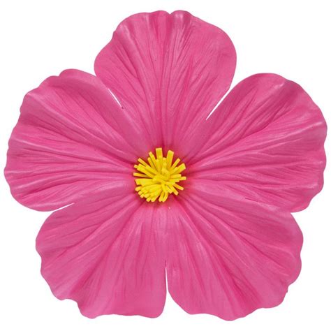 Diy paint over wallpaper beautiful painting. Bright Pink Hibiscus Flower Adhesive Wall Decor - Large ...