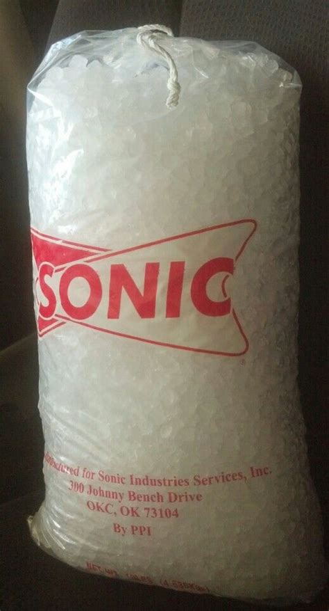 Did You Know You Can Buy A Bag Of Sonic Ice When You Order Just