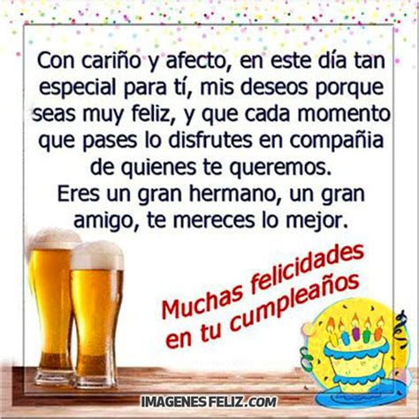 Maybe you would like to learn more about one of these? Feliz Cumpleaños Hermano