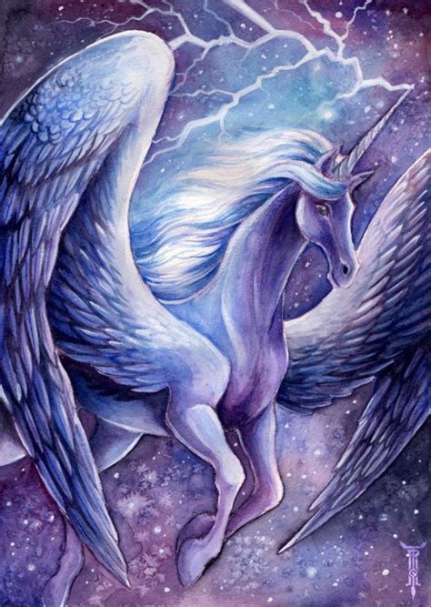 Winged Unicorn Unicorn And Fairies Unicorn Fantasy Fantasy Horses