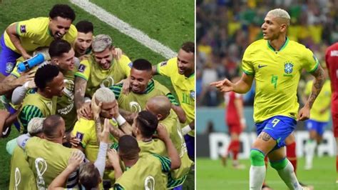 2022 fifa world cup richarlison scores outrageous bicycle kick goal as brazil stun serbia