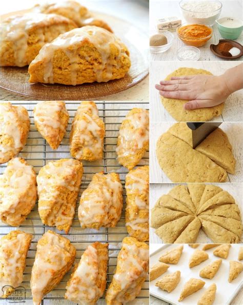 Maybe you would like to learn more about one of these? GLAZED PUMPKIN SCONES - Butter with a Side of Bread