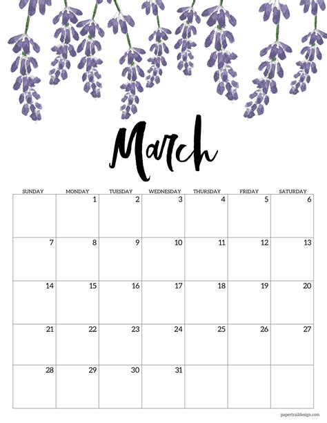 Are you looking for a free printable calendar 2021? Free Printable Calendar 2021 - Floral | Paper Trail Design