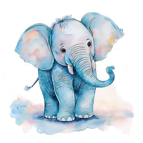 Watercolor Elephant Elephant Watercolor Animal Png Transparent