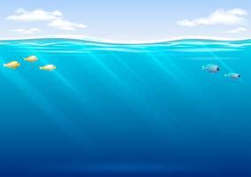 Vector Realistic Water Vector Background - Download Free Vector Art