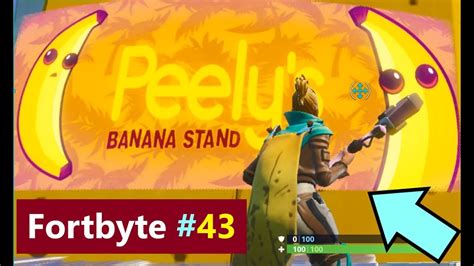 Fortnite Fortbyte 43 Fortbite 43 Accessible By Wearing Nana Cape