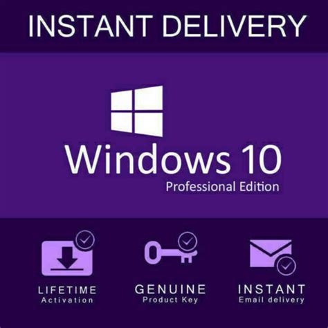 Microsoft Windows 10 Pro Product Key 3264 Bit Genuine And Lifetime