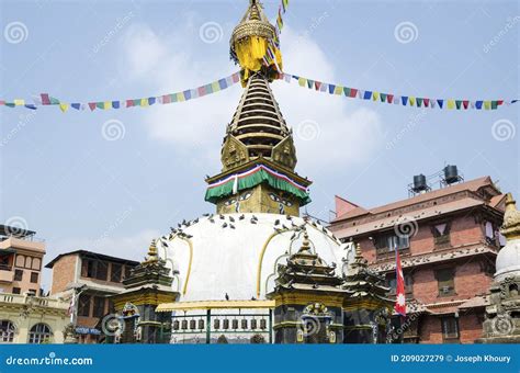 Kathesimbhu Stupa In Kathmandu Nepal Stock Image Image Of Heritage