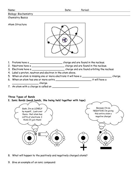 An atom is the smallest constituent unit of ordinary matter. Lewis Dot Structures Worksheet 1 Answer Key | Briefencounters