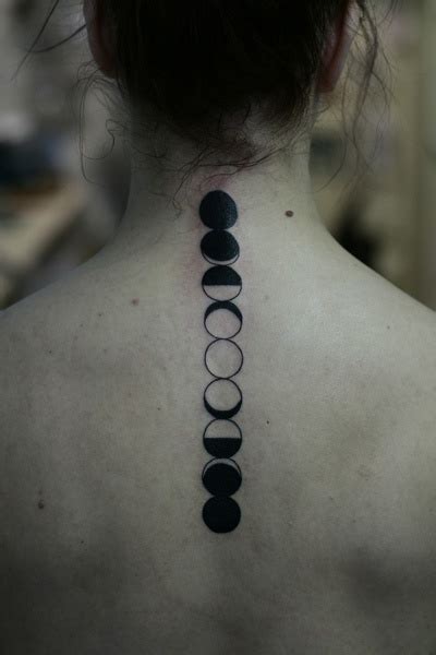 Lovely Phases Back Moon Tattoo Tattoomagz › Tattoo Designs Ink