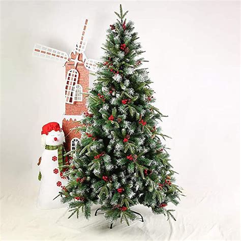 Dulplay Artificial Christmas Tree With Snow 5ft Premium