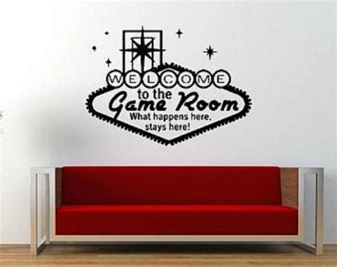 Game Room Decal Gamer Decal Game Room Decor Boys Room Etsy